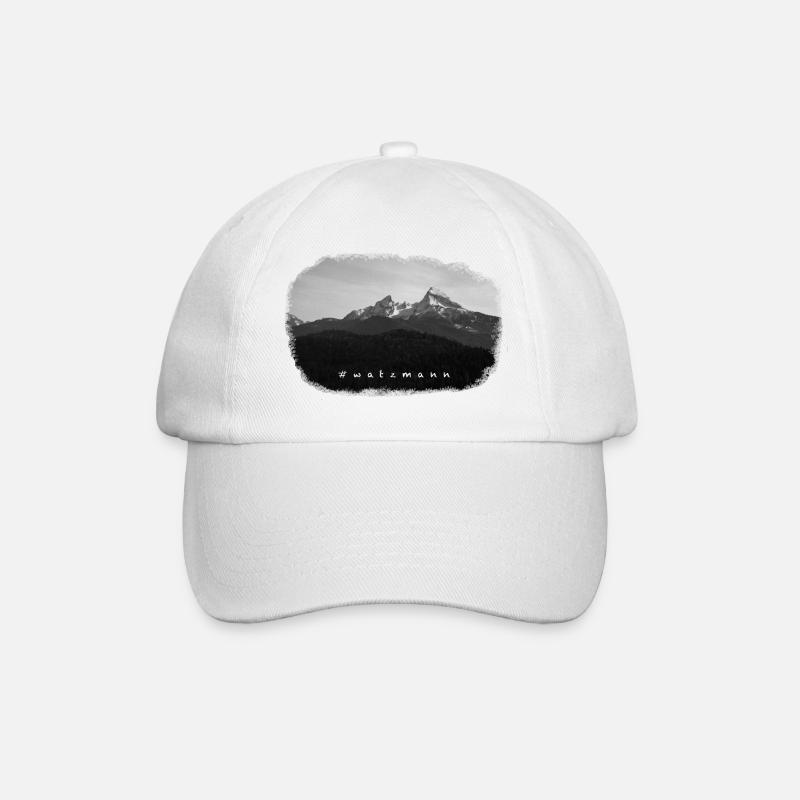 watzmann - Baseballkappe - Weiß/Weiß