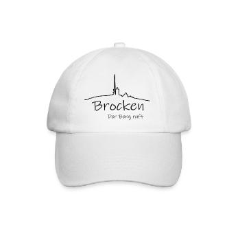 Harz Style - Brocken - La plus haute montagne dans la résine - Casquette classique - blanc/blanc - Devant