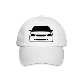 JDM Car eyes EP3 | T-shirts JDM - Baseball Cap - white/white - Front