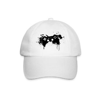 Spielen Sie harte Controller - Baseballkappe - Weiß/Weiß - Vorne
