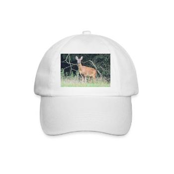 Deer forest - Baseball Cap - white/white - Front