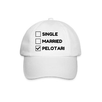 Pelote Basque Euskal Pilota Baskische Pelota - Baseball Cap - white/white - Front
