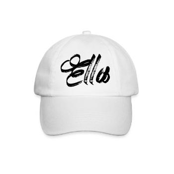 Ella - Baseballkappe - Weiß/Weiß - Vorne