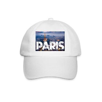 Paris Tour Eiffel - Casquette classique - blanc/blanc - Devant