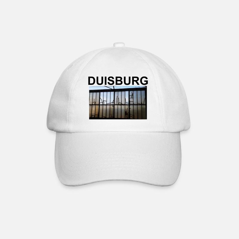 Duisburg - Baseballkappe - Weiß/Weiß