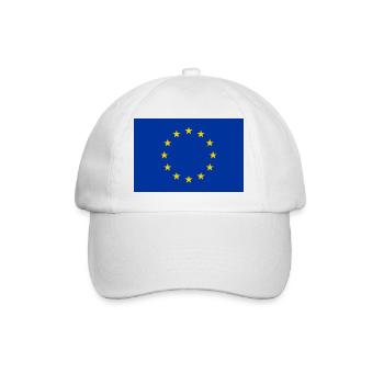 Drapeau Européen - Casquette classique - blanc/blanc - Devant