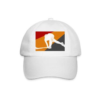 Joueur de hockey - Casquette classique - blanc/blanc - Devant