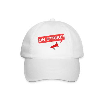 ON STRIKE Poster - Baseball Cap - white/white - Front