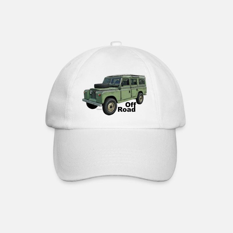 Off Road - Baseball Cap - white/white