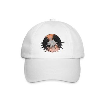 Vinyl - Baseballkappe - Weiß/Weiß - Vorne