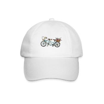 Flowers Tandem - Baseball Cap - white/white - Front