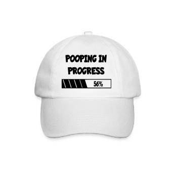 Caca en devenir, progrès * - Casquette classique - blanc/blanc - Devant
