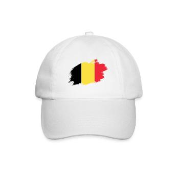 Belgique Drapeau belge drapeau - Casquette classique - blanc/blanc - Devant