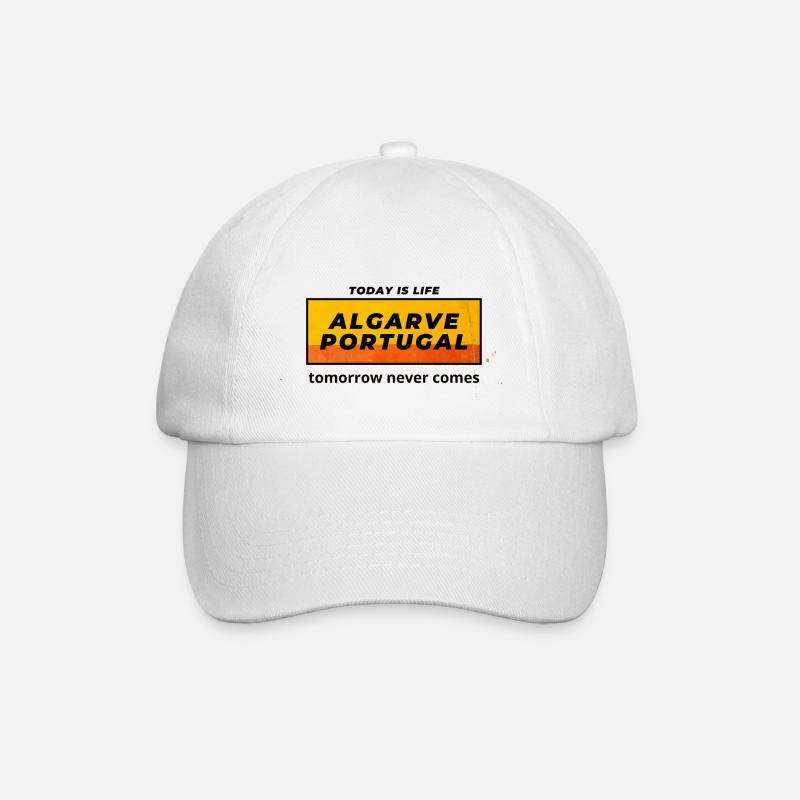 Algarve Portugal - Baseball Cap - white/white