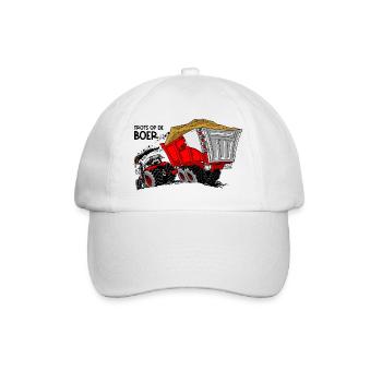 0954 Stolz auf den Bauern FARBE - Baseballkappe - Weiß/Weiß - Vorne