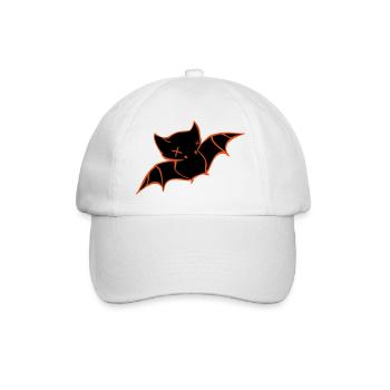 Chauve-souris Halloween - Casquette classique - blanc/blanc - Devant