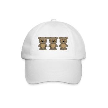 TROIS OURS - Casquette classique - blanc/blanc - Devant