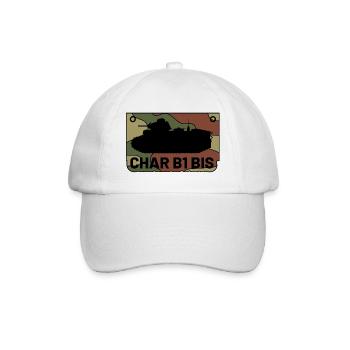 Char B1 BIS - Baseball Cap - white/white - Front
