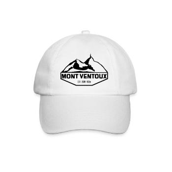 Mont Ventoux Slim Black Edition - Baseball Cap - white/white - Front