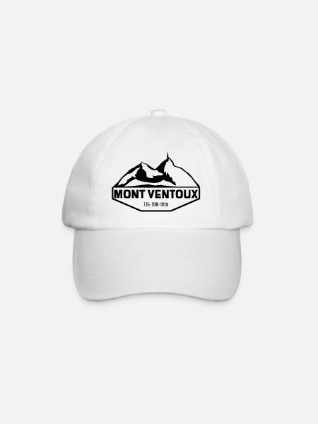 Mont Ventoux Slim Black Edition - Casquette classique - blanc/blanc