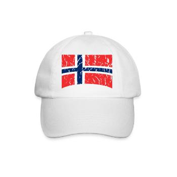Norvège Norge Norway - Casquette classique - blanc/blanc - Devant