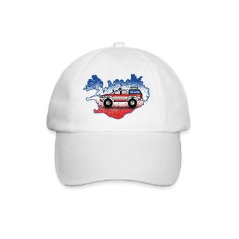 HUH! 4x4 #29 (Full Donation) - Baseball Cap - white/white - Front