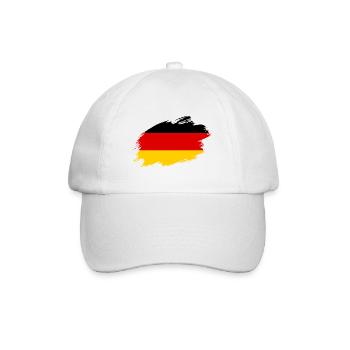 Drapeau de pavillon allemand Allemagne - Casquette classique - blanc/blanc - Devant
