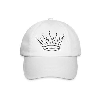 couronne - Casquette classique - blanc/blanc - Devant