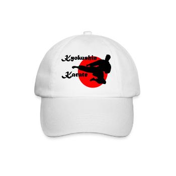 Kyokushin karaté japonais soleil yogo tobi geri - Casquette classique - blanc/blanc - Devant