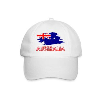Australia Australia flag flag flag - Baseball Cap - white/white - Front