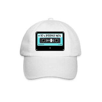 Cassette Hip Hop Mix 90's Design - Casquette classique - blanc/blanc - Devant