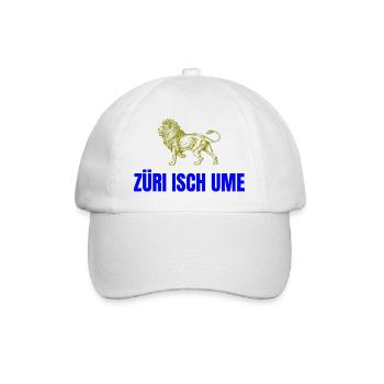 Züri isch Ume - Baseballkappe - Weiß/Weiß - Vorne