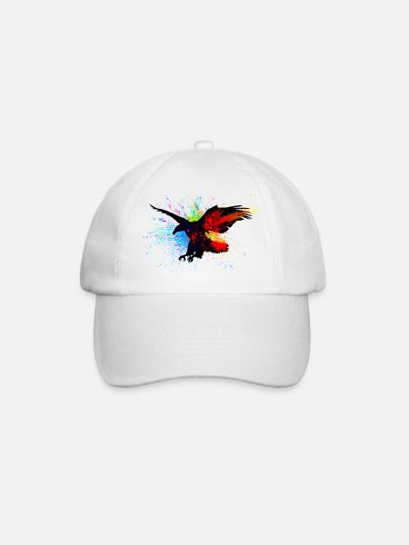 Adler Eagle Color Splash - Baseballkappe - Weiß/Weiß