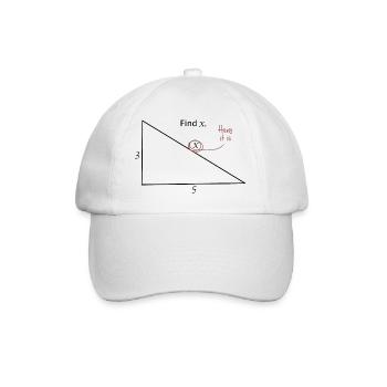 Find X - Baseball Cap - white/white - Front