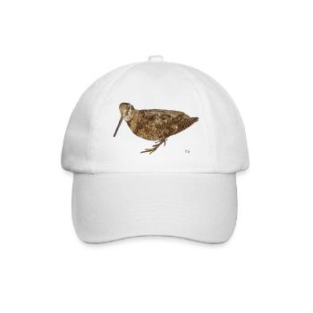 La bécasse des bois pour chasseur - Casquette classique - blanc/blanc - Devant