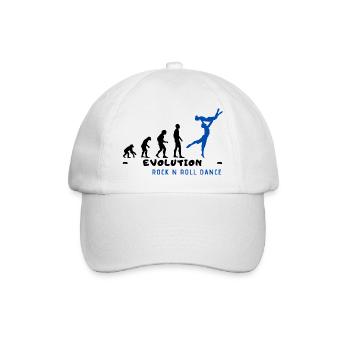 Evolution Rock n Roll Dance Black - Baseballkappe - Weiß/Weiß - Vorne