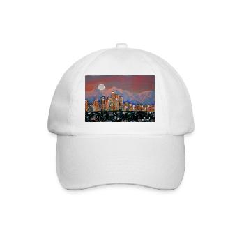 LA Moonrise - Baseball Cap - white/white - Front