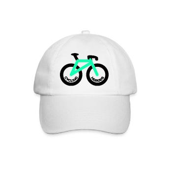 Velo cycling heros bike - Baseballkappe - Weiß/Weiß - Vorne