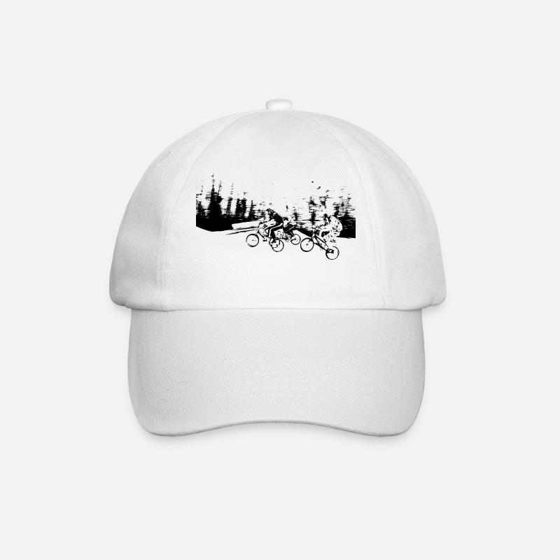 bmx racer - Baseballkappe - Weiß/Weiß