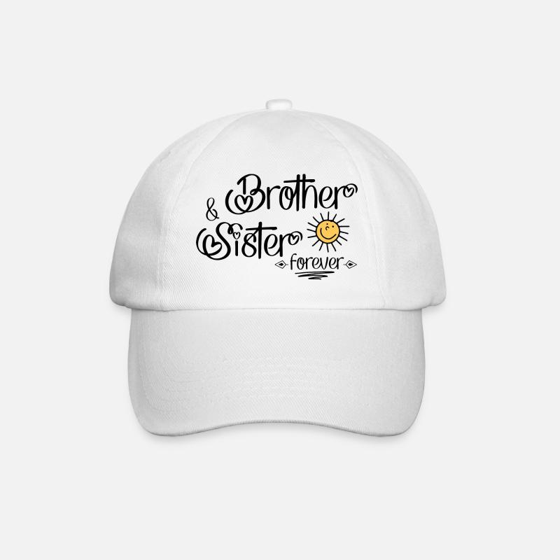 121021 frères et sœurs - Casquette classique - blanc/blanc
