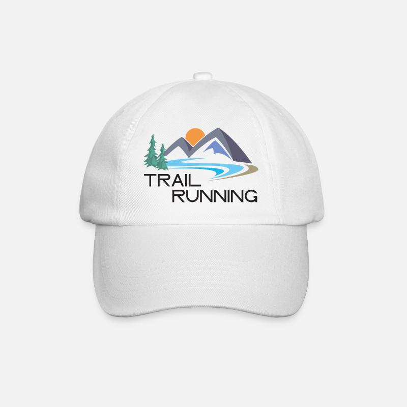 Trail Running - Baseball Cap - white/white