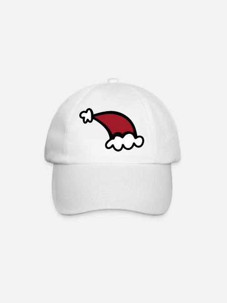 Weihnachten - Baseballkappe - Weiß/Weiß