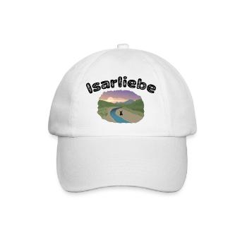 Isarliebe2 - Baseballkappe - Weiß/Weiß - Vorne