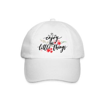 Alpaca Spring Saying - Baseball Cap - white/white - Front