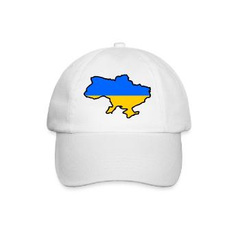 Ukraine - Baseball Cap - white/white - Front