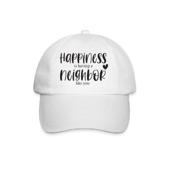 Voisinage Quartier Bonheur Merci Cadeau - Casquette classique - blanc/blanc - Devant
