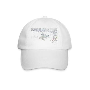bmx - Baseball Cap - white/white - Front