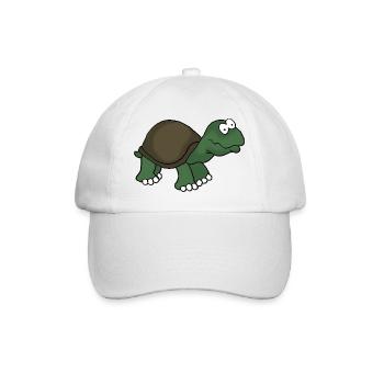 Turtle 1 - Baseball Cap - white/white - Front