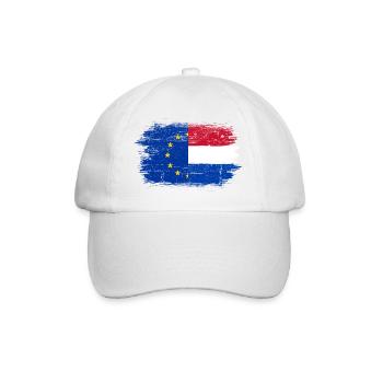 EU Dutch Flag Fusion - Baseball Cap - white/white - Front