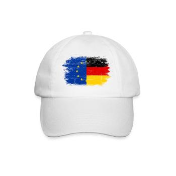 Flag Fusion EUGermany Brush - Baseball Cap - white/white - Front